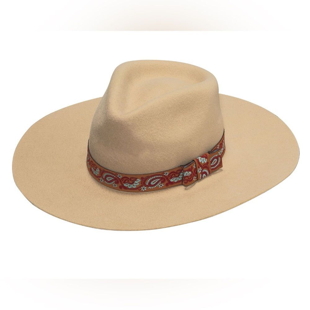 Twister Girls Pinch Front Silver Belly Western Hat size Youth Large